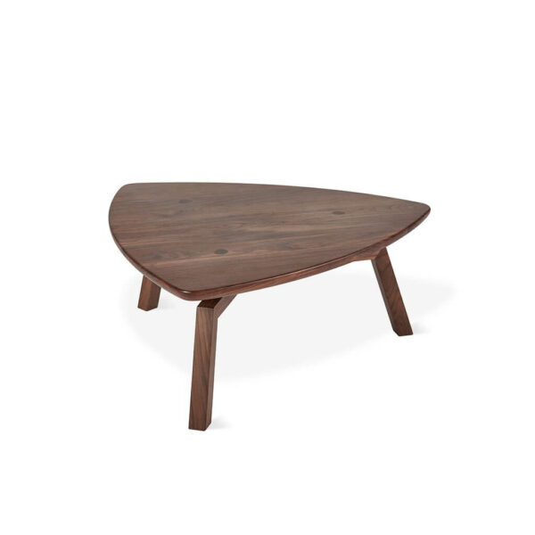 Solid Mid-Century style triangular Coffee Table