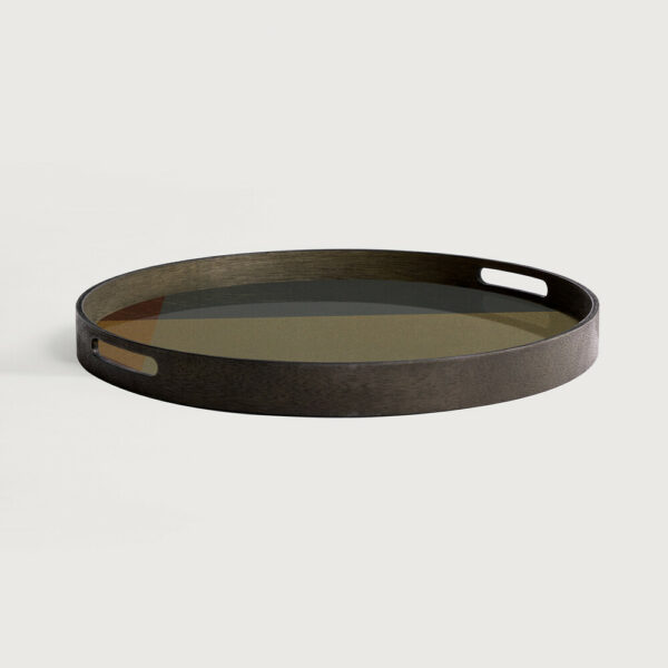 Angle Round Serving Tray