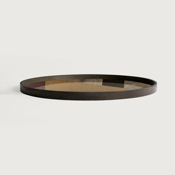 Angle Round Serving Tray