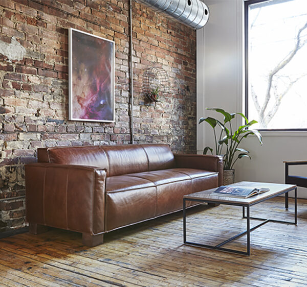 Cabot Leather Sofa