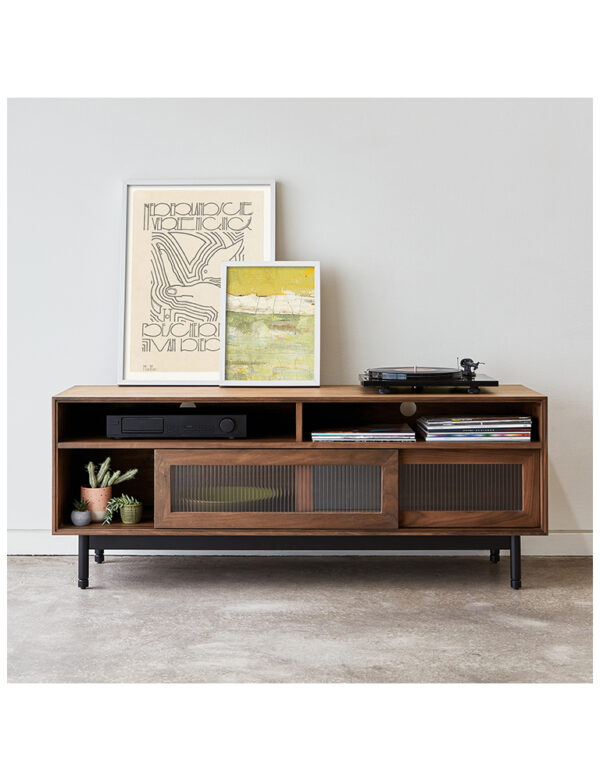 Munro Walnut Oak Media Stand