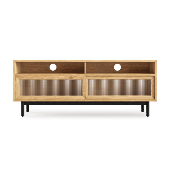 Munro Walnut Oak Media Stand