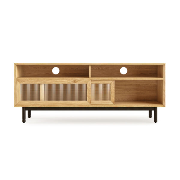 Munro Walnut Oak Media Stand